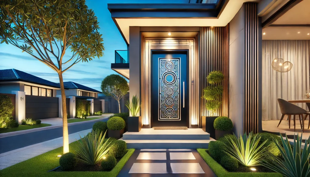 Turn a plain door into a statement piece