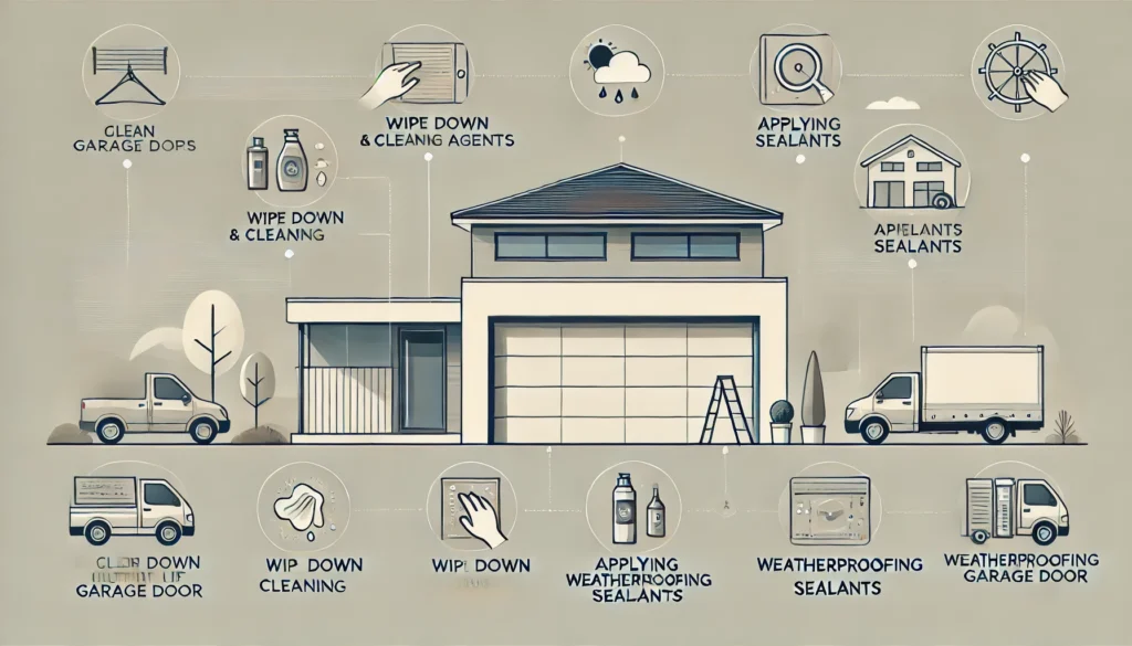 Cleaning & Weatherproofing Your Garage Door
