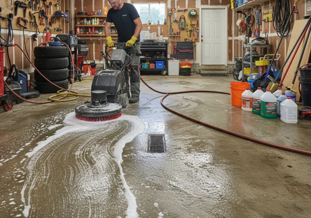 Clean Your Garage Floors Thoroughly