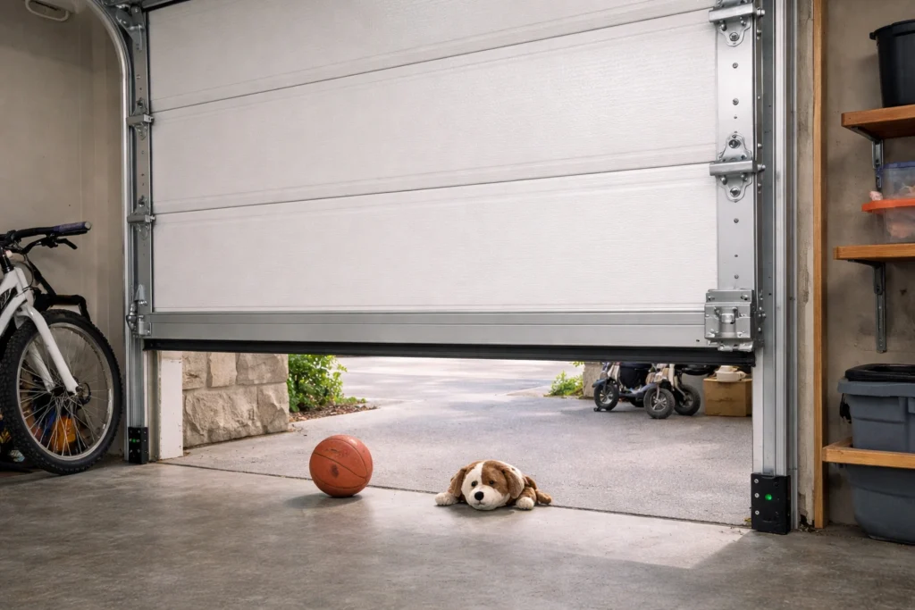 Panel Lift Doors and Built-In Safety Features