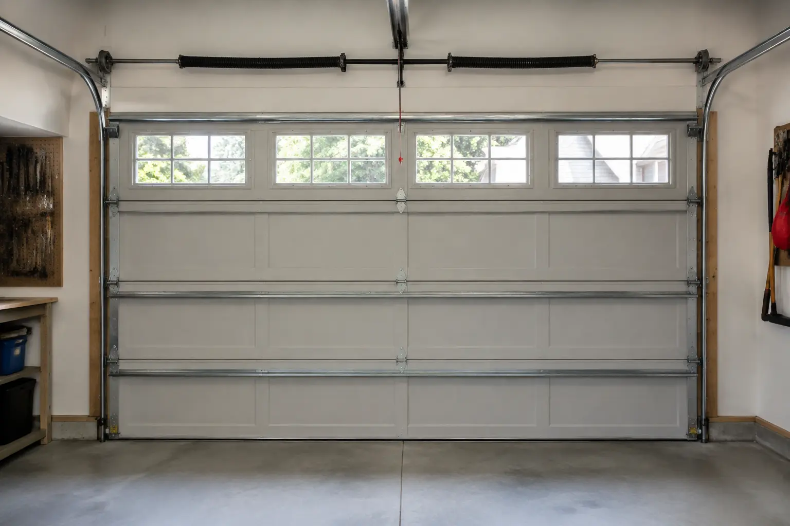 Why a Garage Door Can Look Level When Closed but Travel Crooked on the Tracks